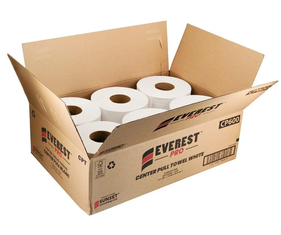 Everest Pro - Paper Hand Towel - Center Pull - White - CP600 - Image 2