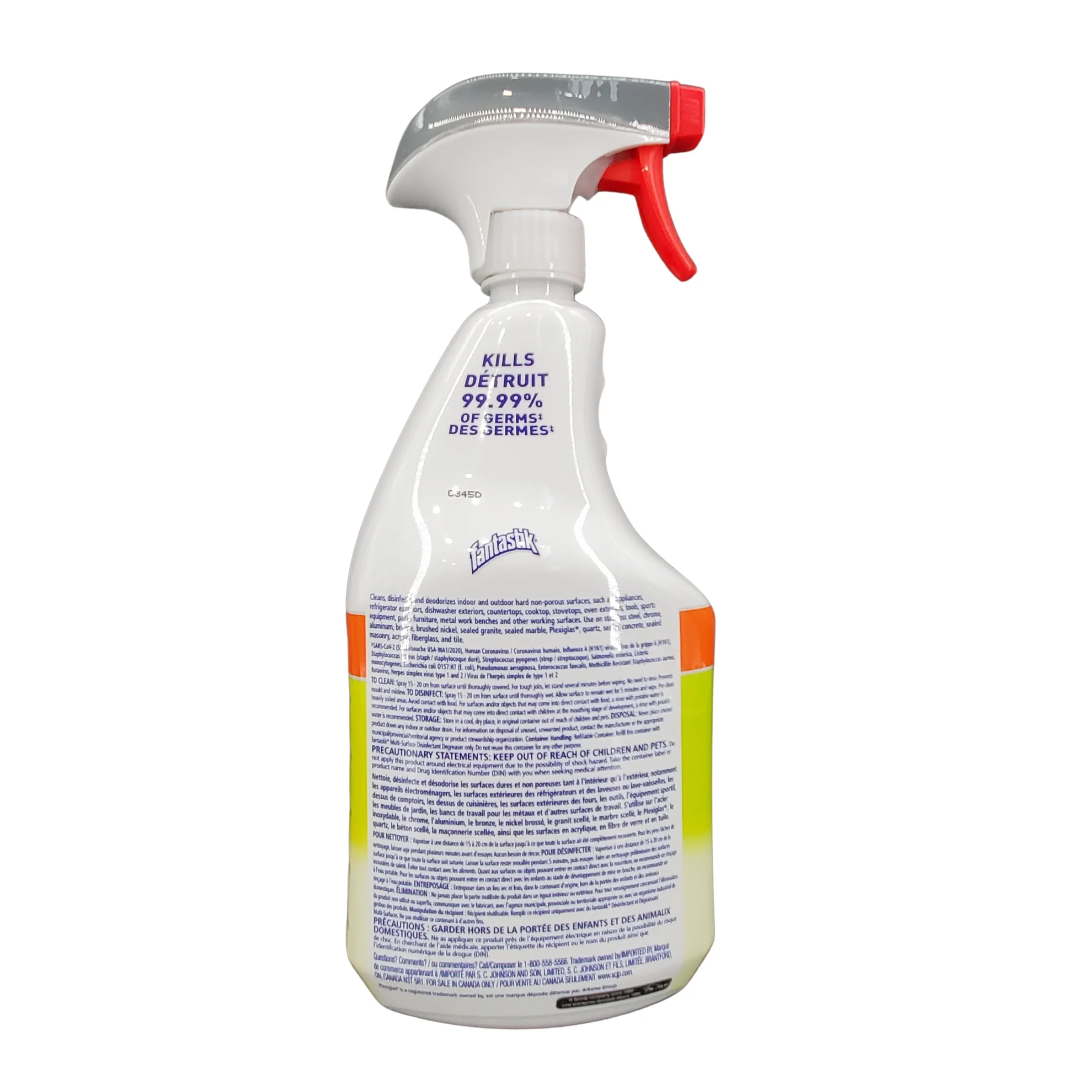 Fantastik - Pro - Disinfectant - All Purpose Cleaner - Trigger Bottle - Image 2