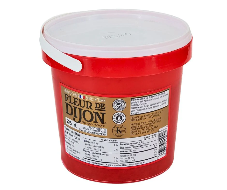 Fleur De Dijon - Prepared Dijon Mustard Grainy - WHYTE03 - Image 2