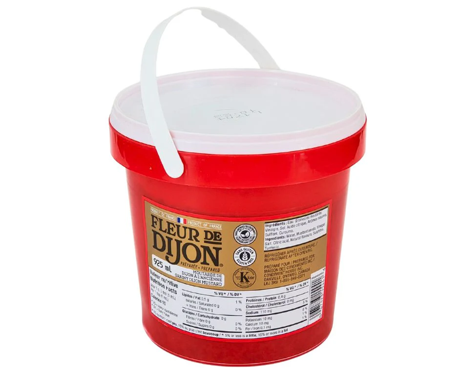 Fleur De Dijon - Prepared Dijon Mustard Grainy - WHYTE03 - Image 3