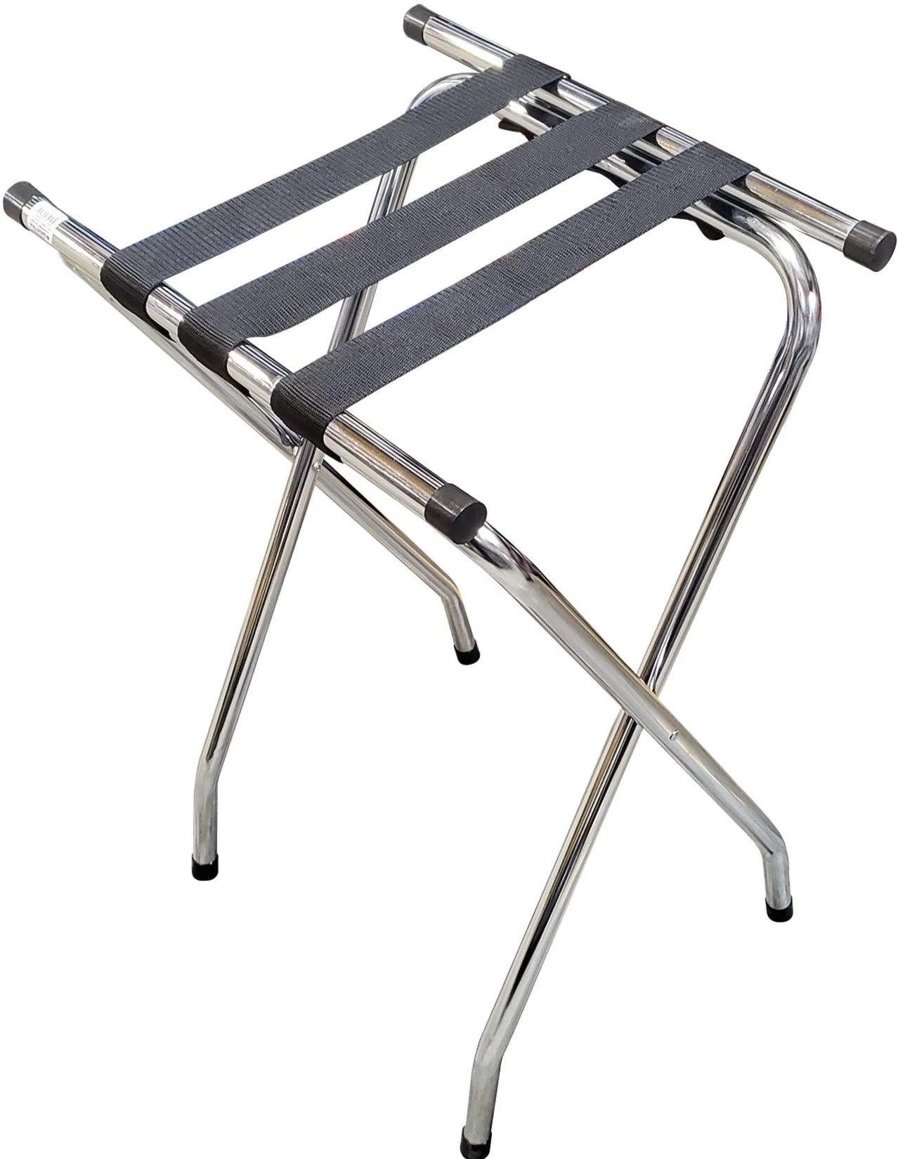 Folding Tray Stand - Chrome Plated Steel - Image 2