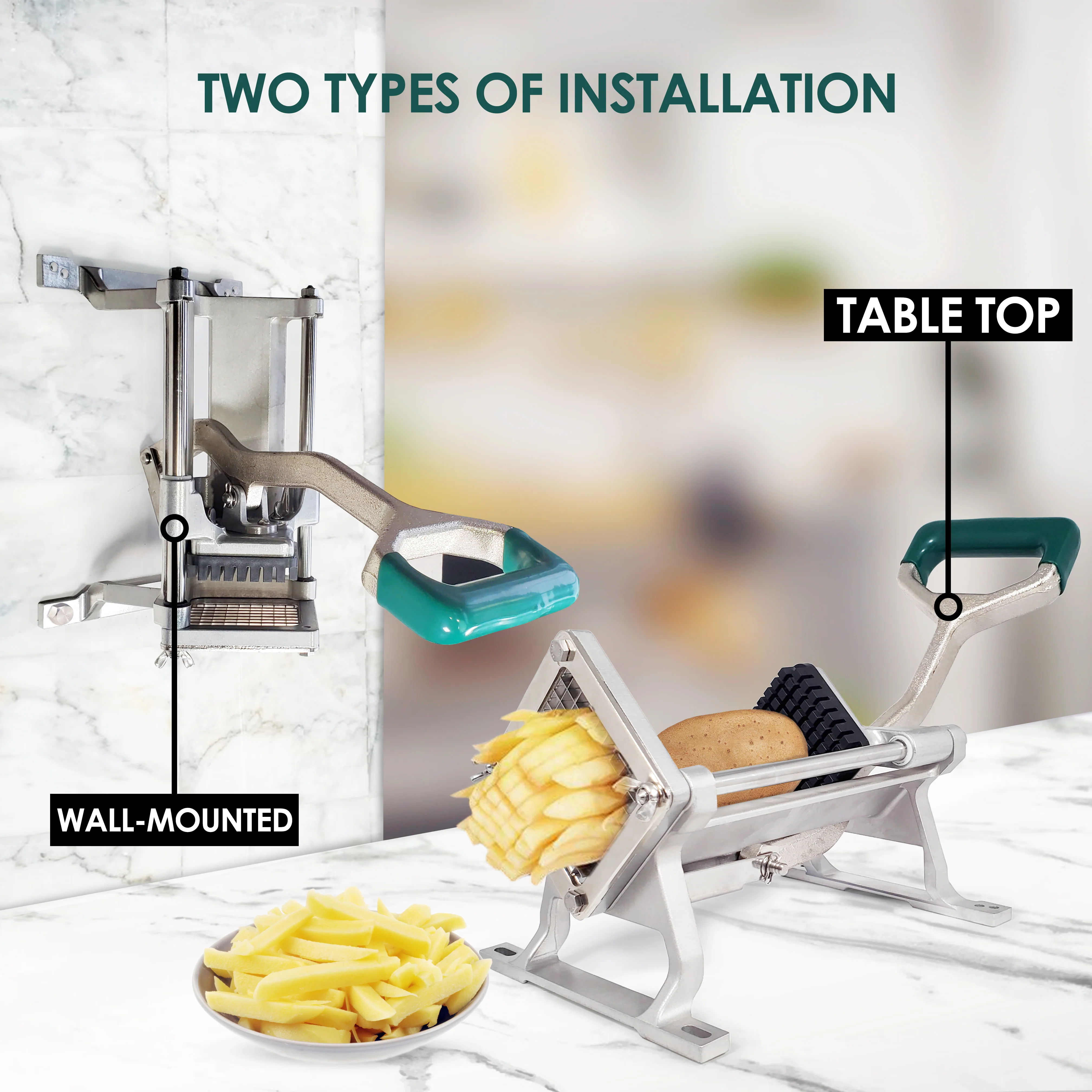 French Fry Cutter with 3/8" Blade - Image 2