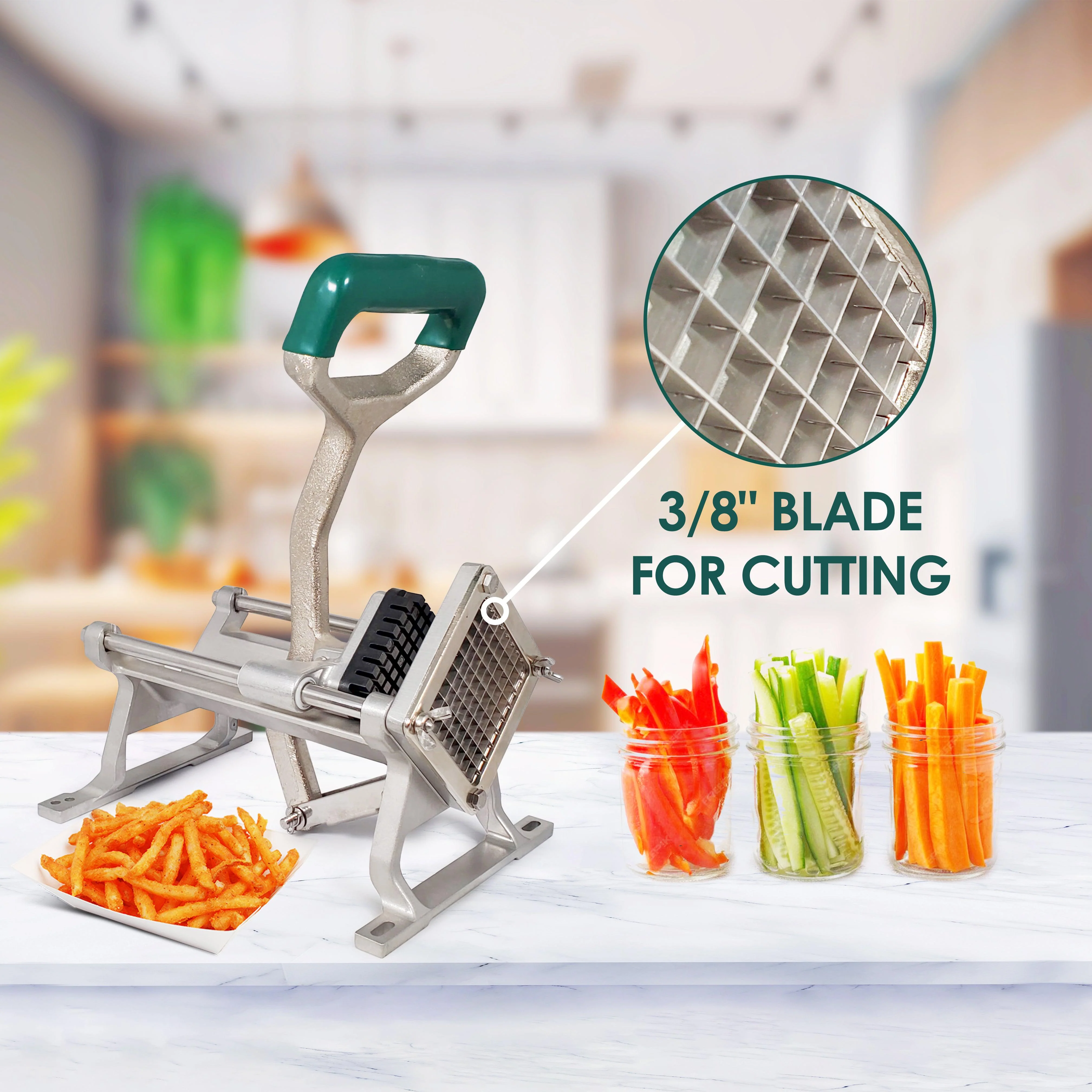 French Fry Cutter with 3/8" Blade - Image 4