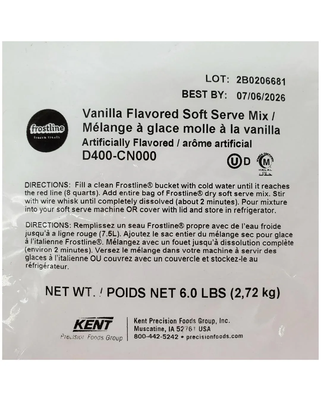 Frostline - Soft Serve Vanilla Mix - Image 3