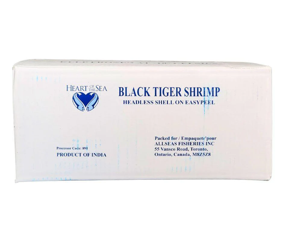 CLR - Marco Polo - " MONSTER " EZ Peel Black Tiger Shrimp - 6-8 ct - Image 6