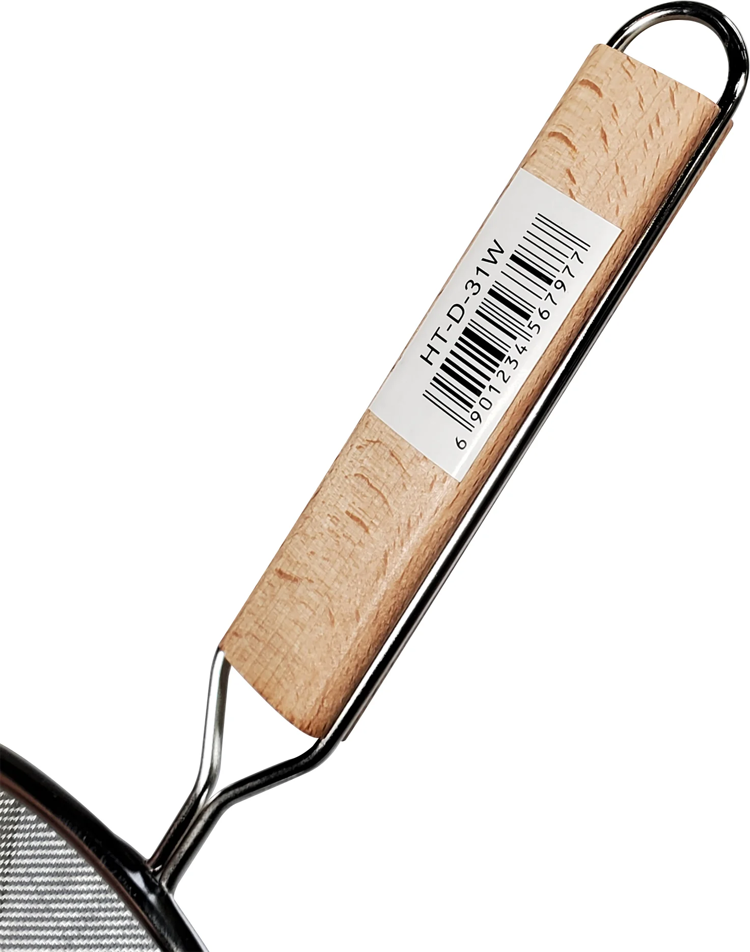 Frying Strainer 8" - Wood Handle - HT-D-37W - Image 3