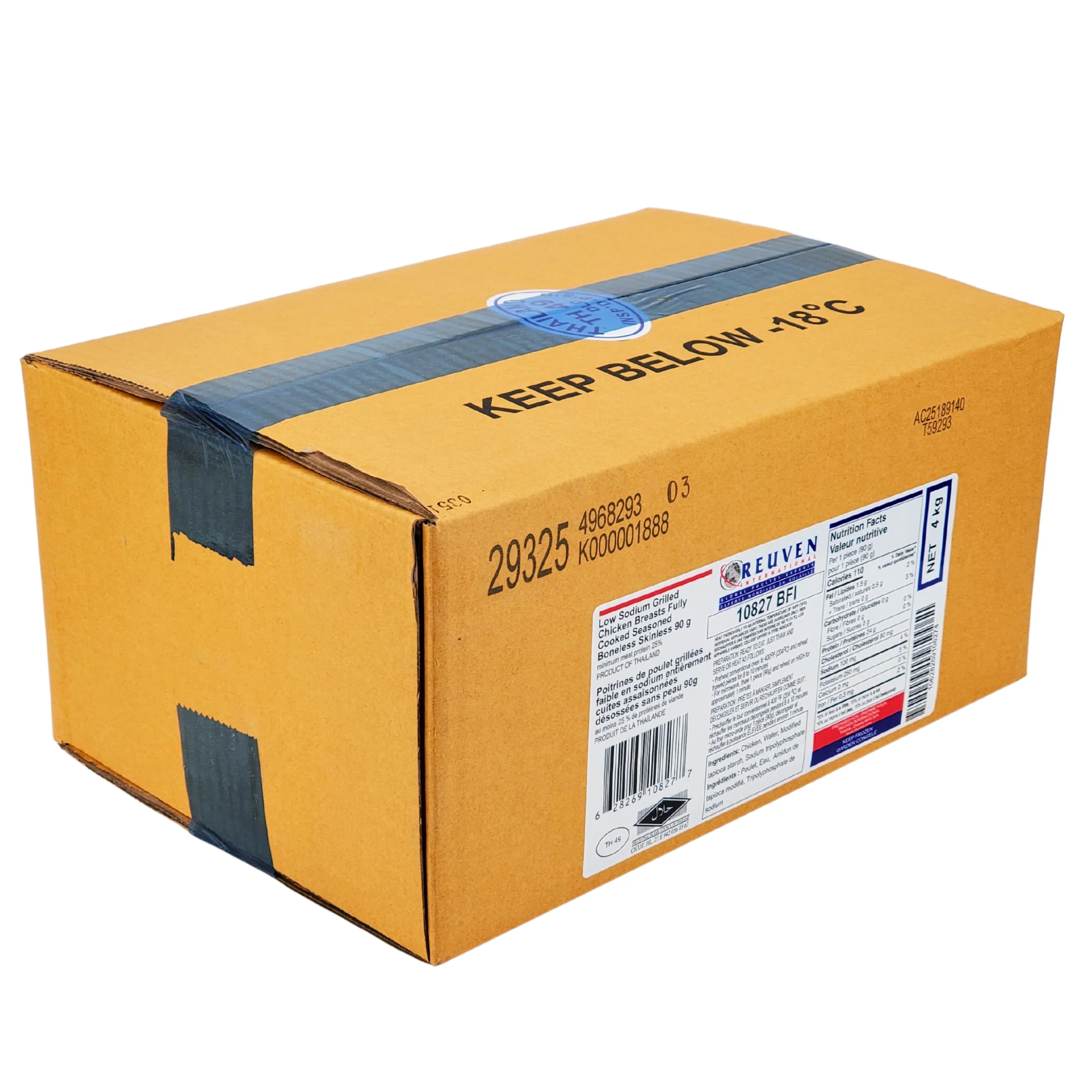 Reuven - Cooked - Grill Marked Chicken Breasts - 90 g - Halal - Image 3