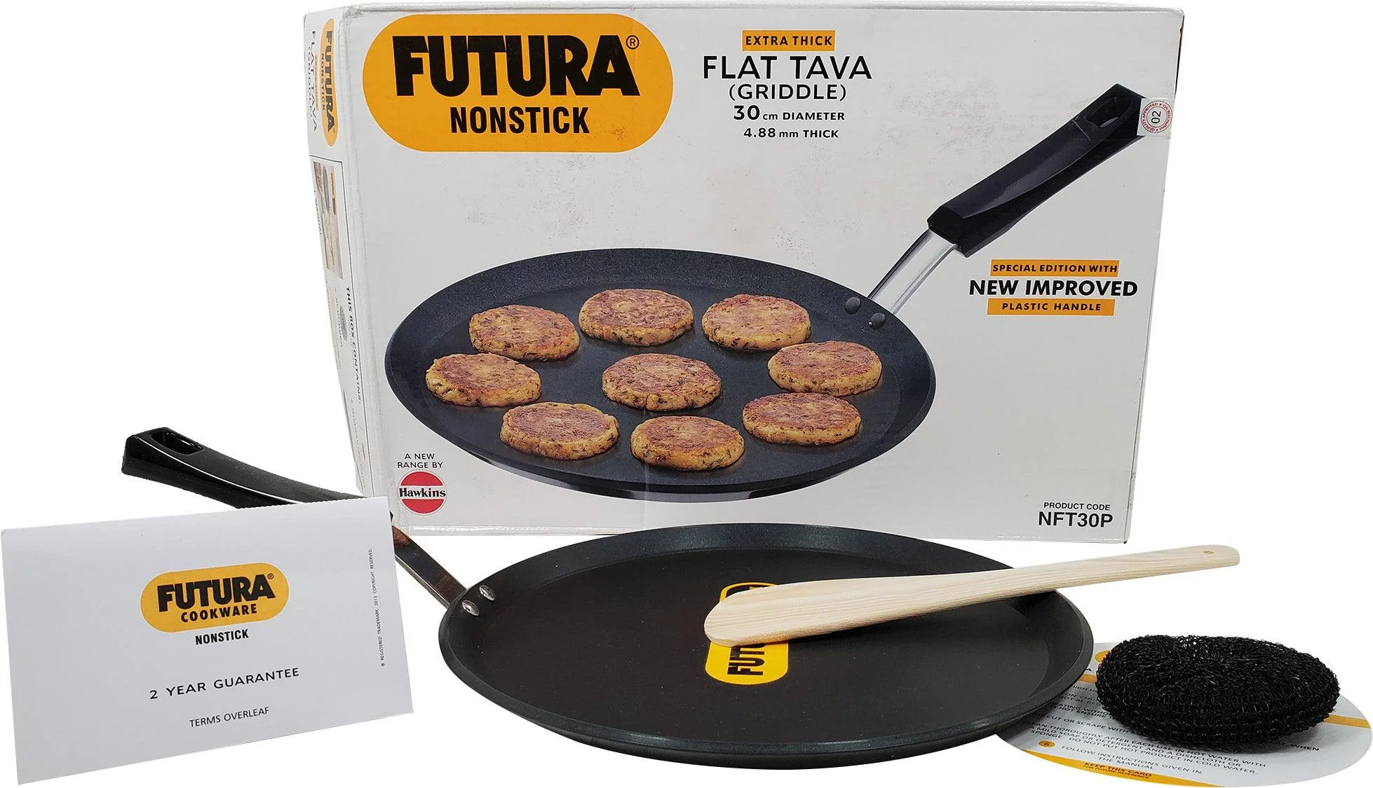 Futura - Flat Tava - Non-Stick - 30 cm - Image 2