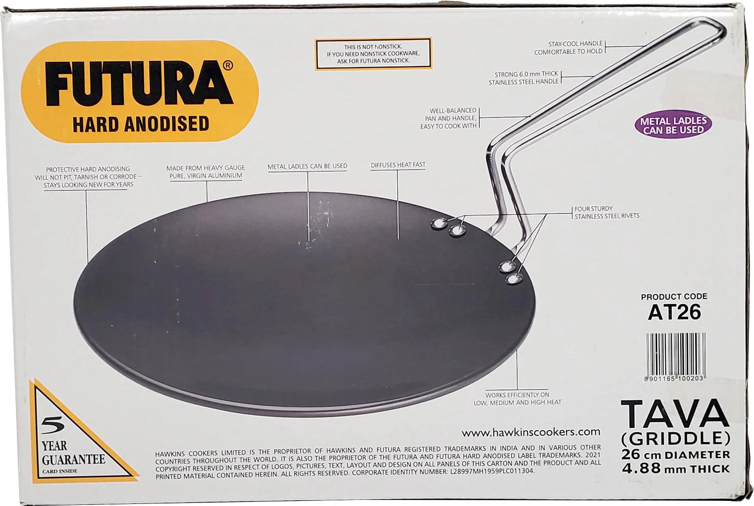 Futura - Tava - Concave - 26cm - AT26 - Image 2