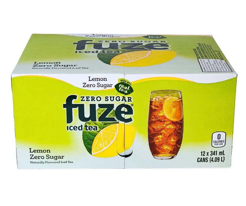 Fuze - Iced Tea - Lemon - Zero - Cans - 12pk - Image 2