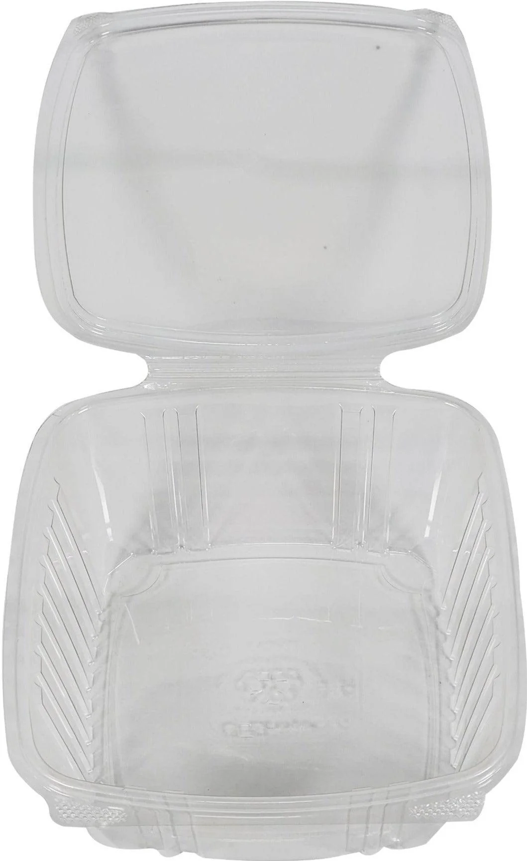 Genpak - Hinged Deli Container - Clear - 64oz - AD64 - Image 2