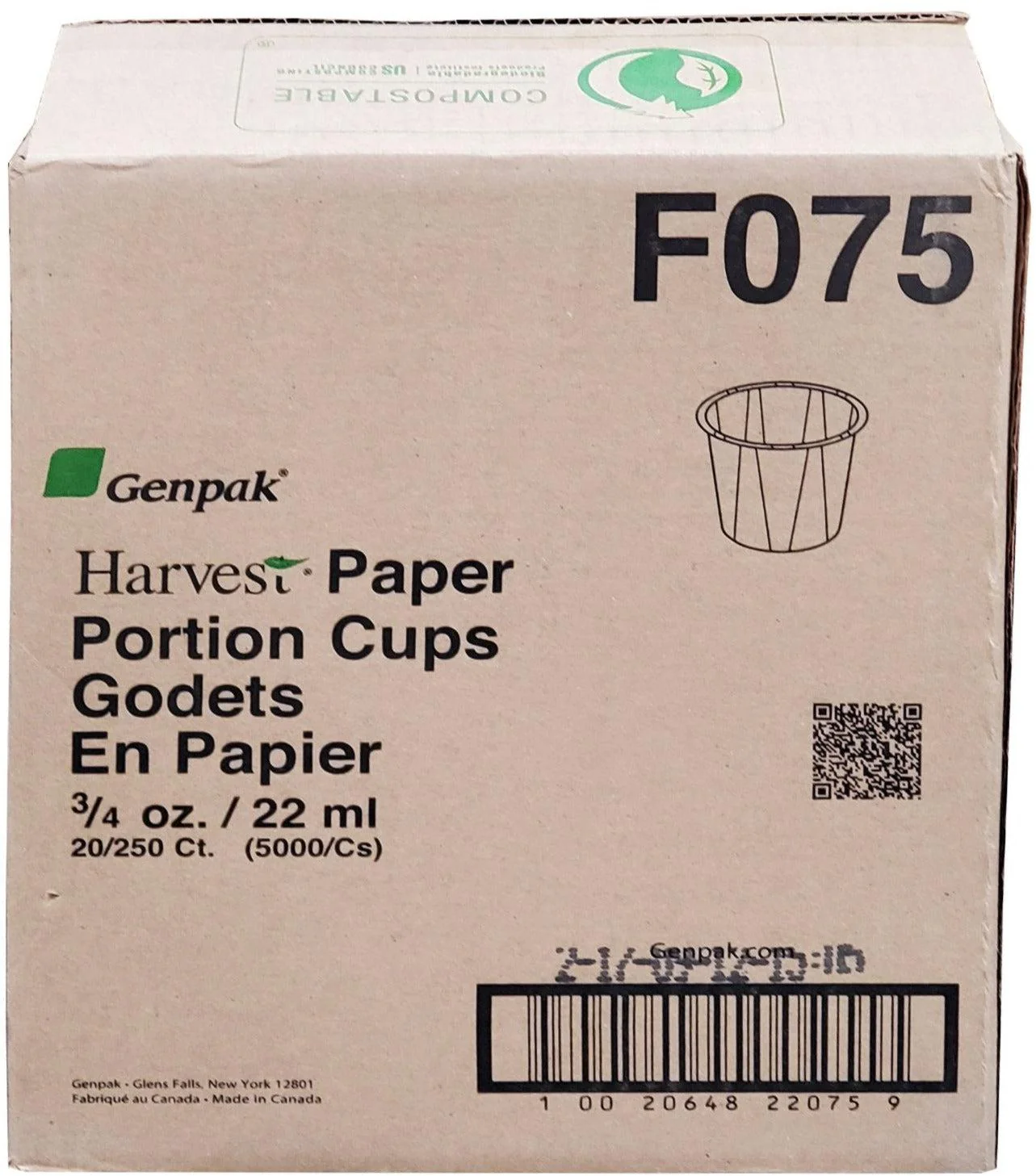 Genpak - Portion Cups - Paper - .75oz - F075 - Image 3