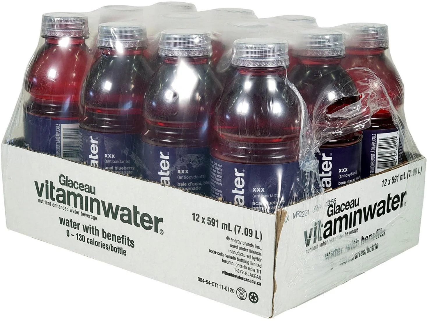 Glaceau - Vitamin Water - Mineral Water - Acai-Blueberry Bottles - Image 4
