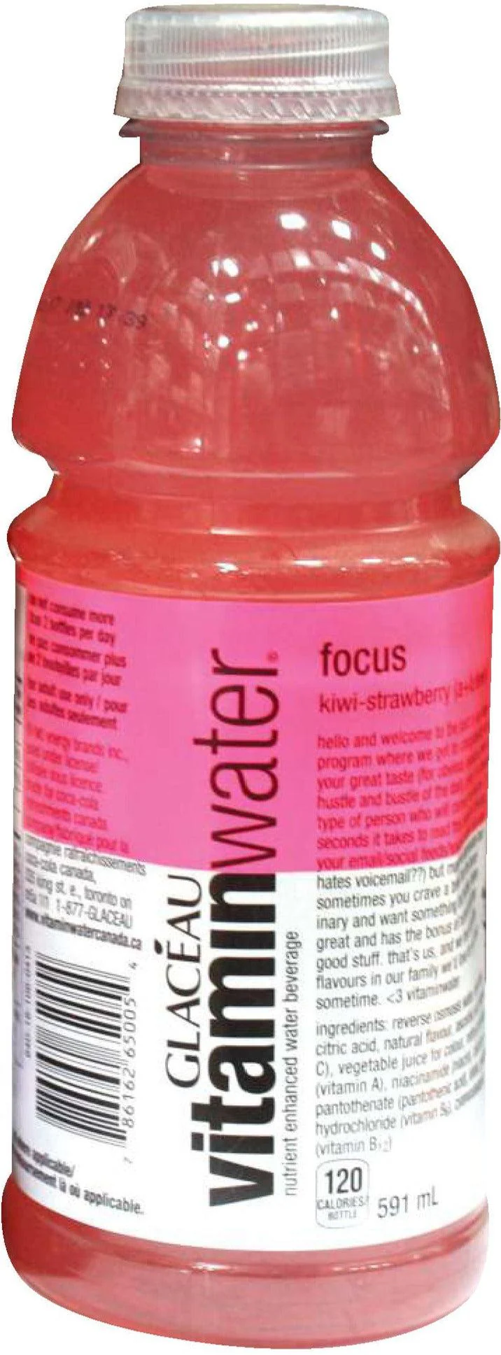 Glaceau - Vitamin Water - Mineral Water - Focus - Bottles - Image 2