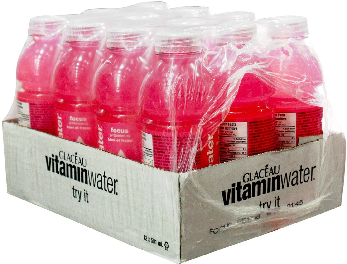 Glaceau - Vitamin Water - Mineral Water - Focus - Bottles - Image 3