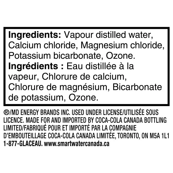 Glaceau - Water - Smart - 1Lt - Image 3