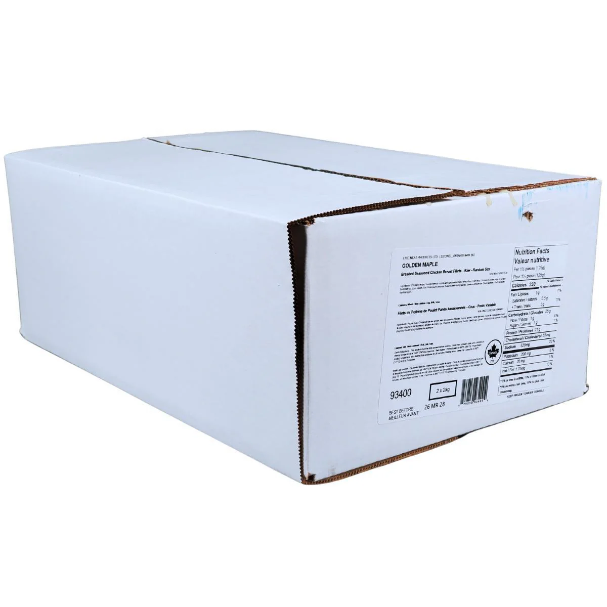 Frozen - Golden Maple - Breaded Chicken Breast Fillet - 93400 - Image 4