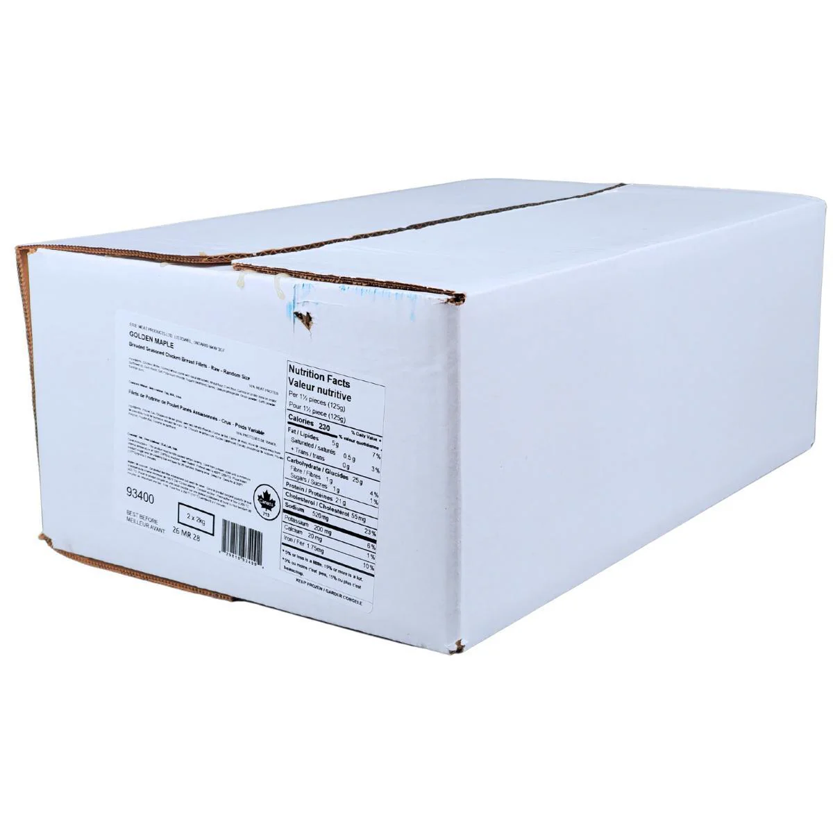 Frozen - Golden Maple - Breaded Chicken Breast Fillet - 93400 - Image 5