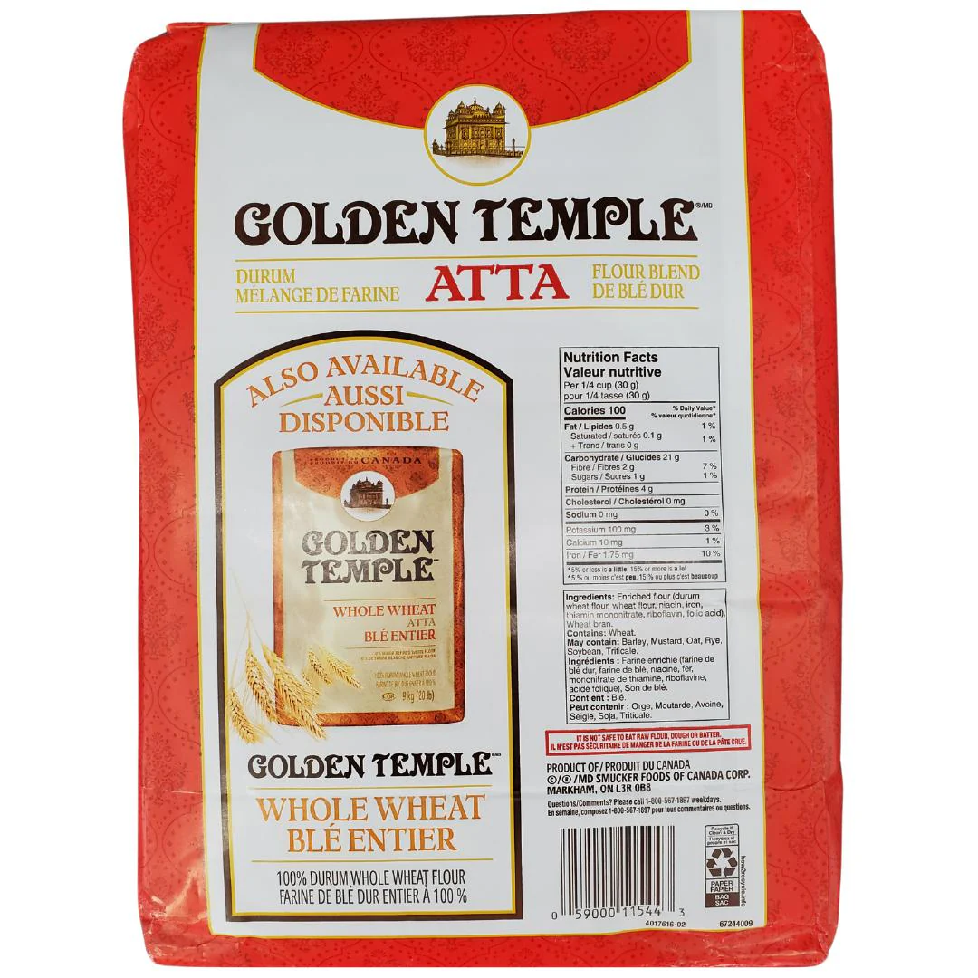 Golden Temple - Durum Atta - Red bag - 9kg - Image 2