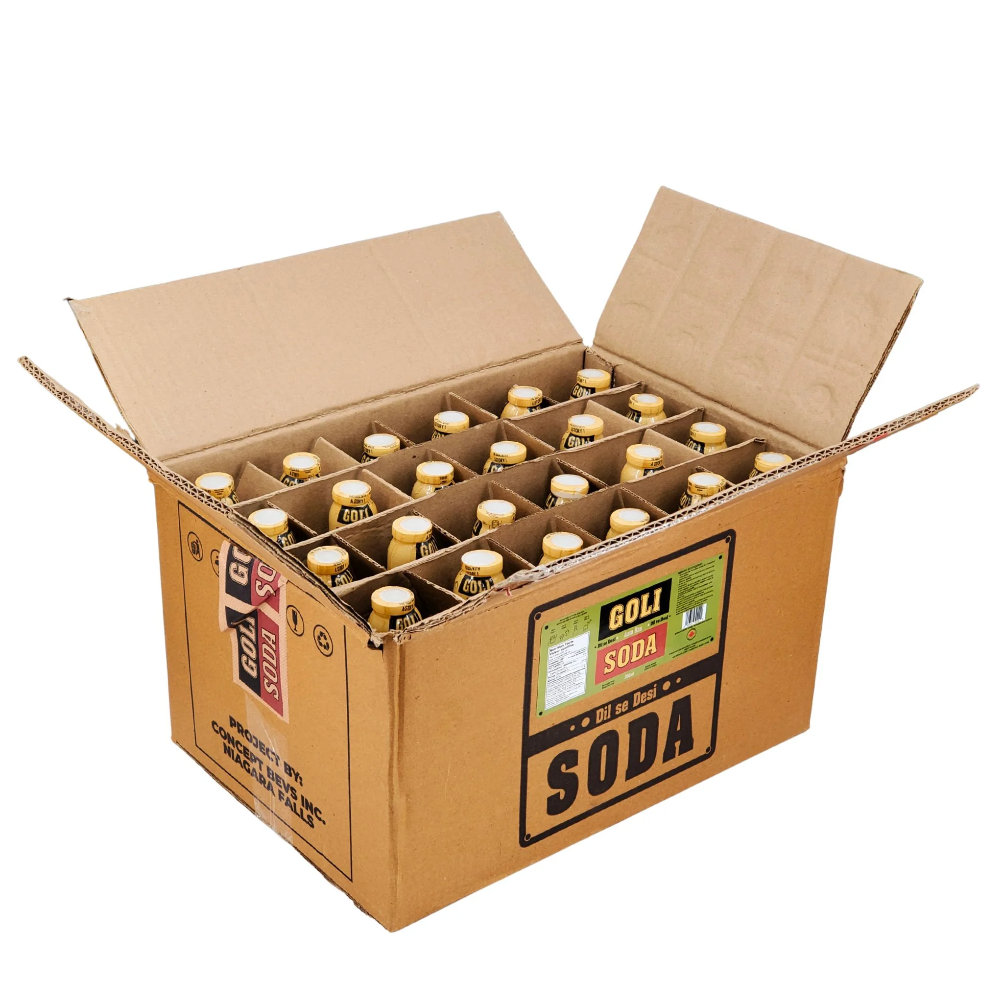 Goli Soda - Aam Ras - Carbonated - Glass Bottle - Image 2