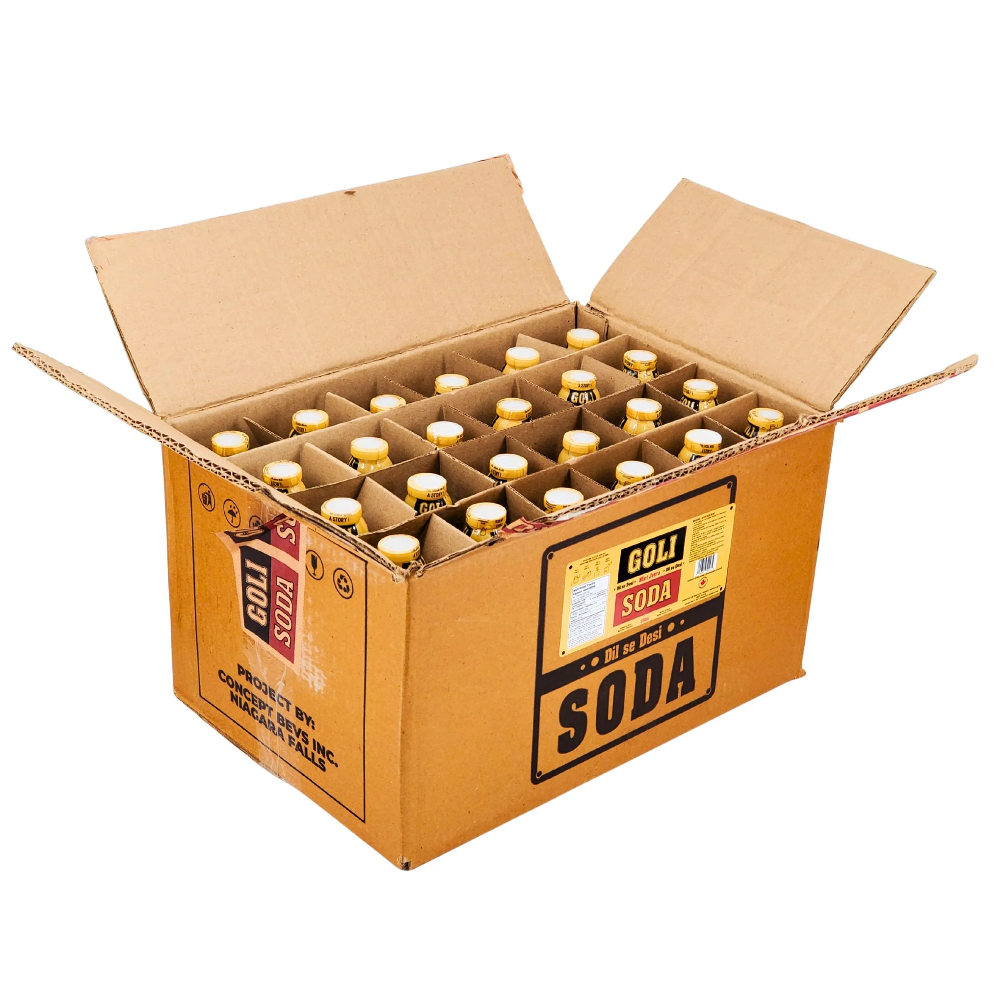 Goli Soda - Mint Jeera - Carbonated - Glass Bottle - Image 2
