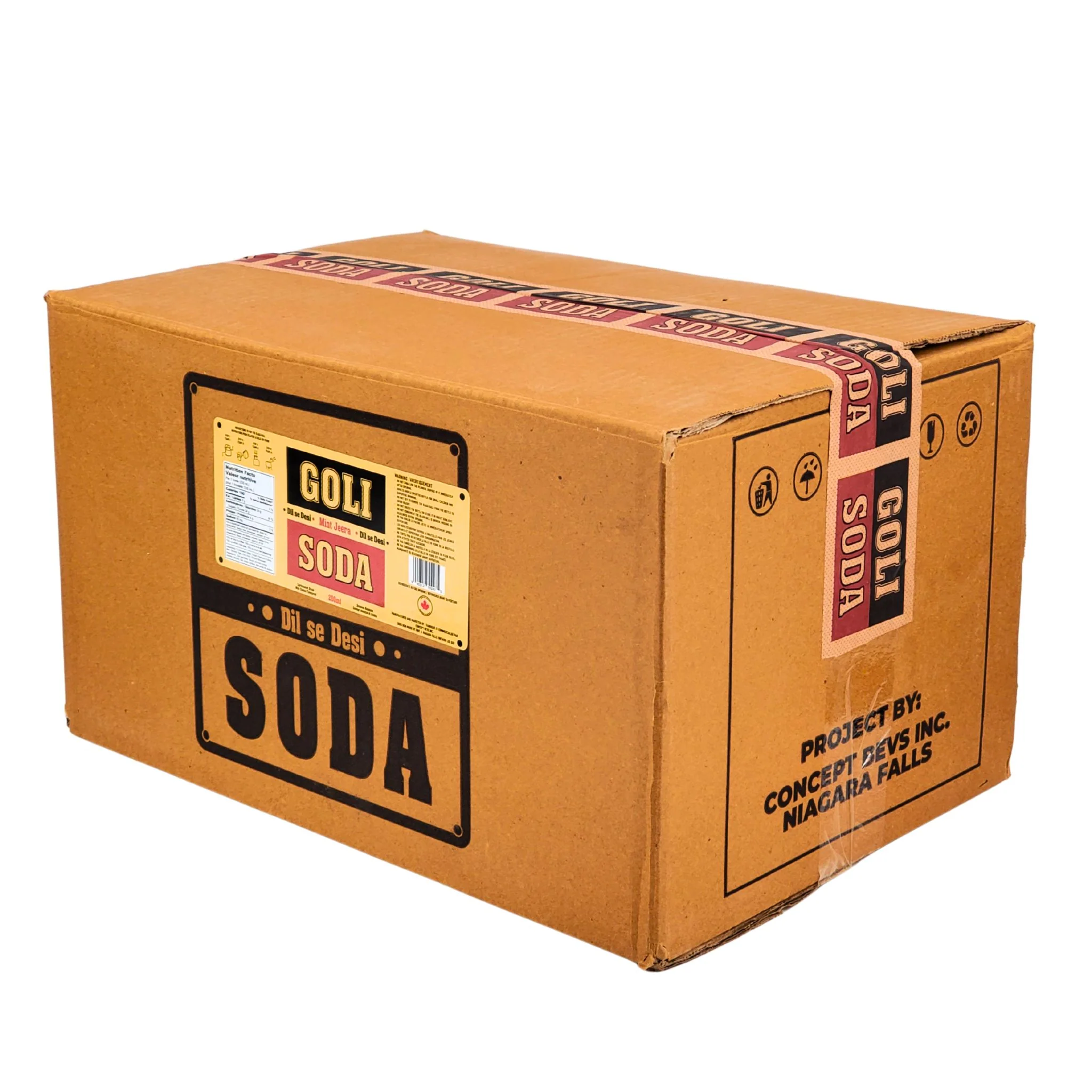 Goli Soda - Mint Jeera - Carbonated - Glass Bottle - Image 5