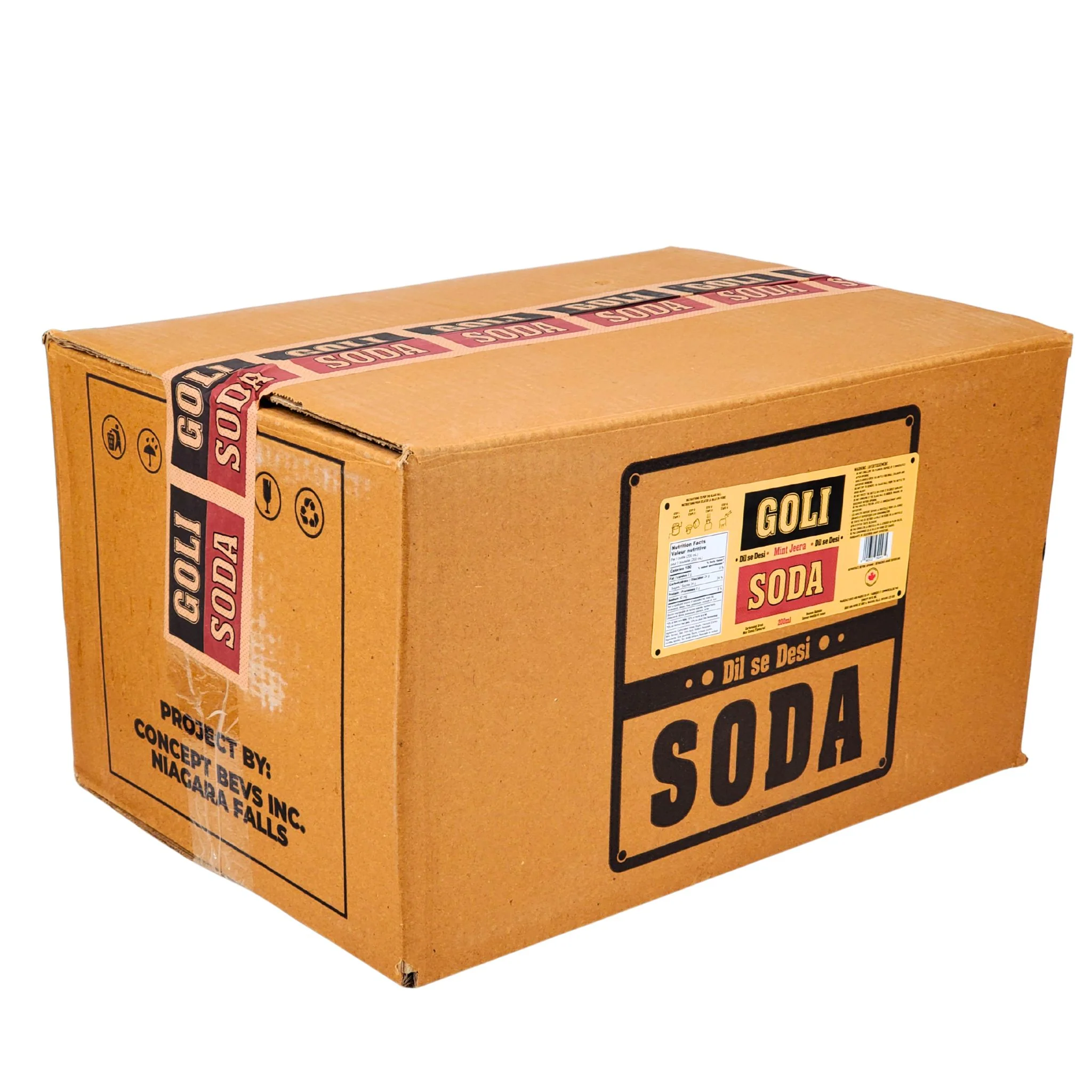 Goli Soda - Mint Jeera - Carbonated - Glass Bottle - Image 6