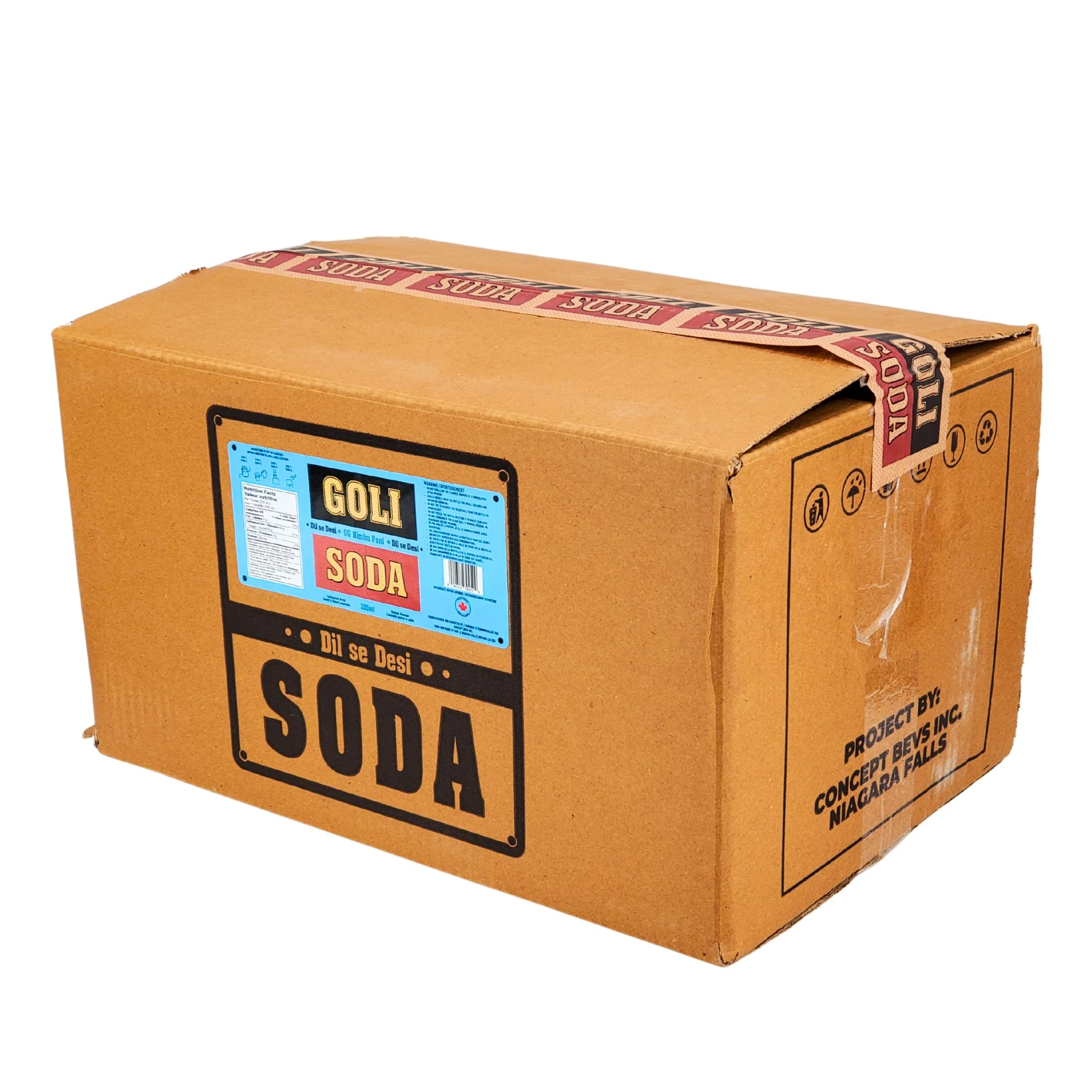 Goli Soda - Nimbu Pani - Carbonated - Glass Bottle - Image 6