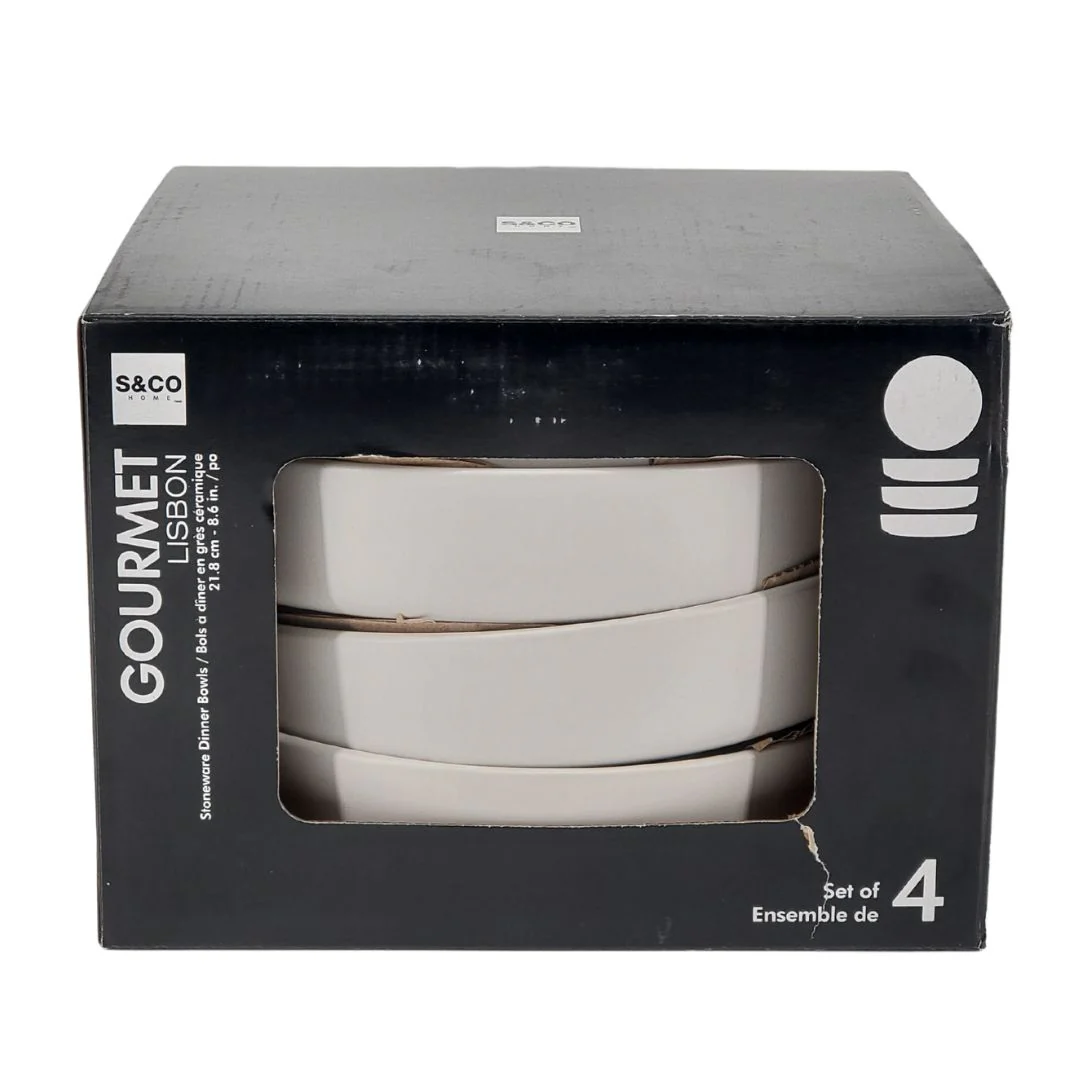 CLR - Gourmet - Lisbon Beige Stoneware Bowl 8.7" - HK04996 - DISCONTINUED - Image 2