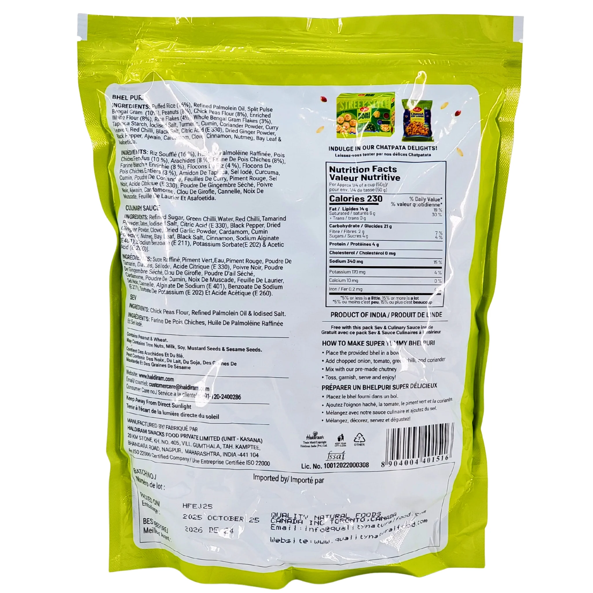 Haldiram's - Yumkleenz - Bhelpuri - Image 2