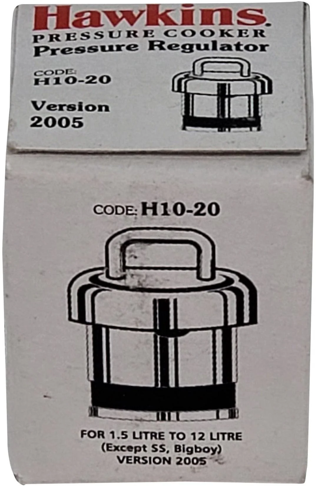 Hawkins - BB Vent Weight H1020 - 1.5L to 12L - Image 2