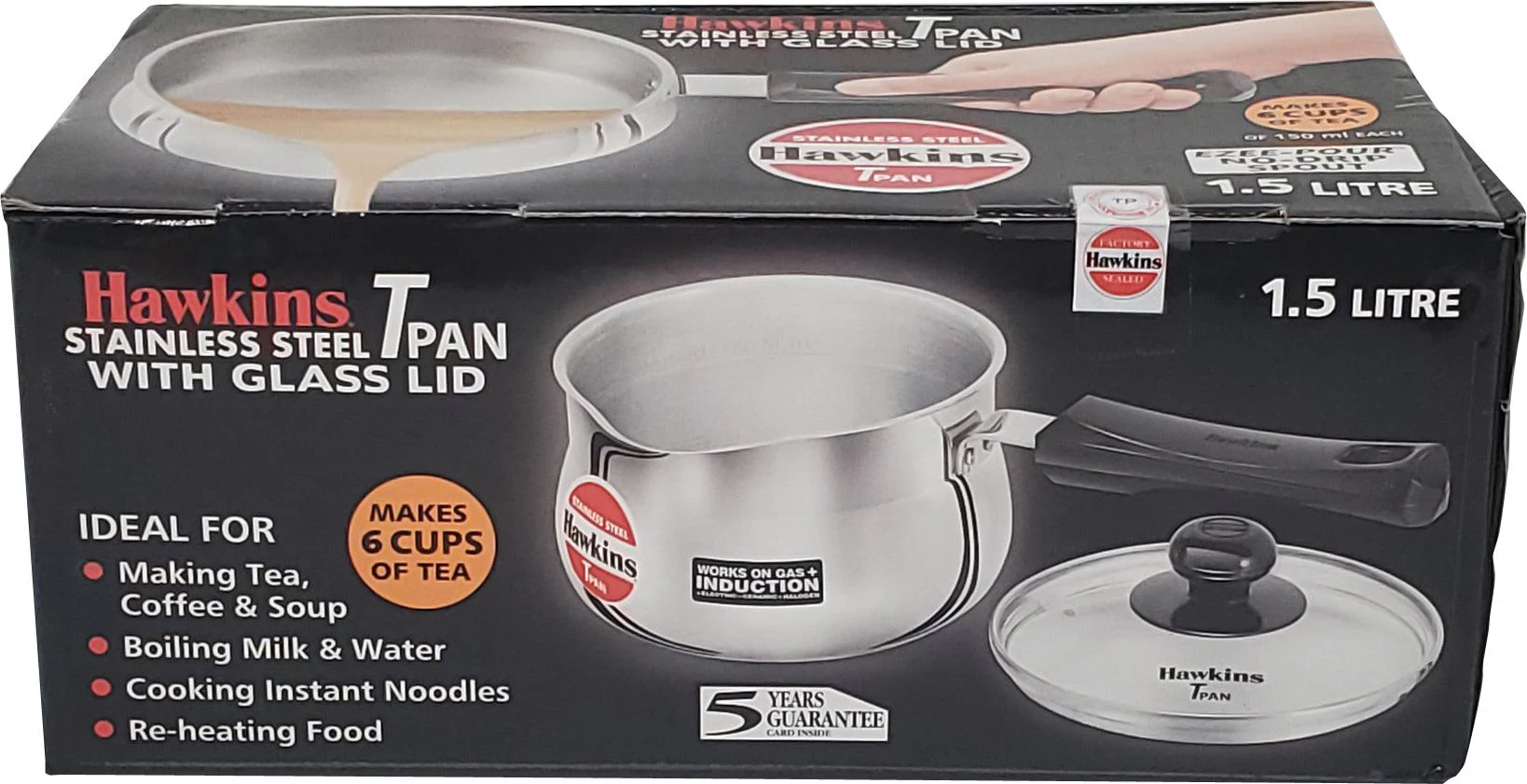 Hawkins - T-Pan with Lid - 1.5L - Image 3