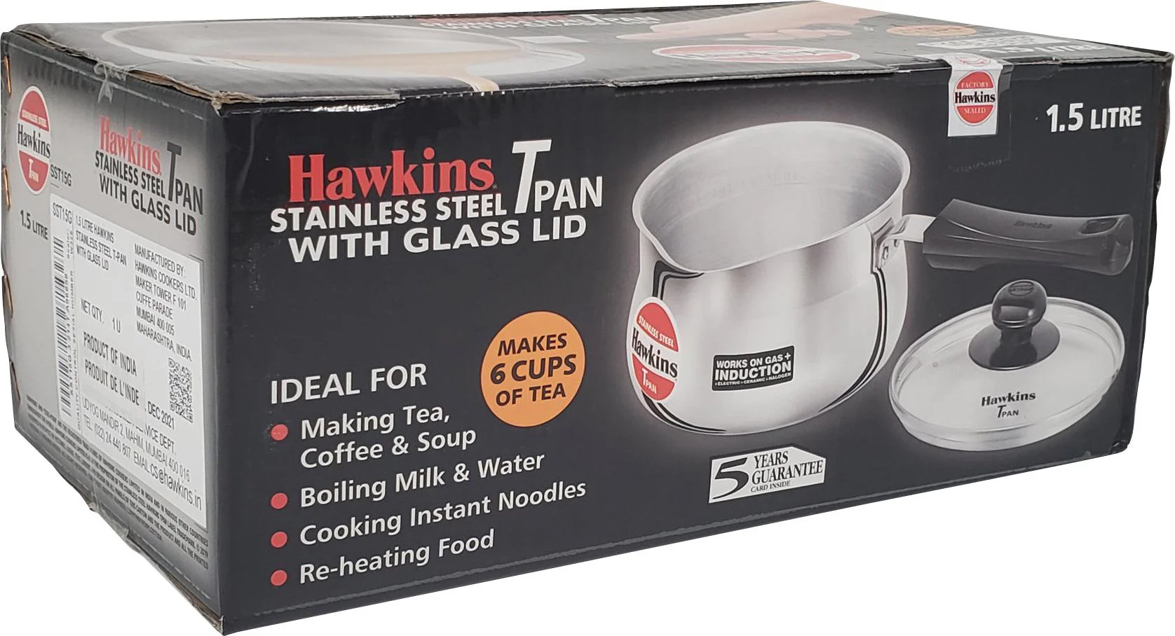 Hawkins - T-Pan with Lid - 1.5L - Image 4