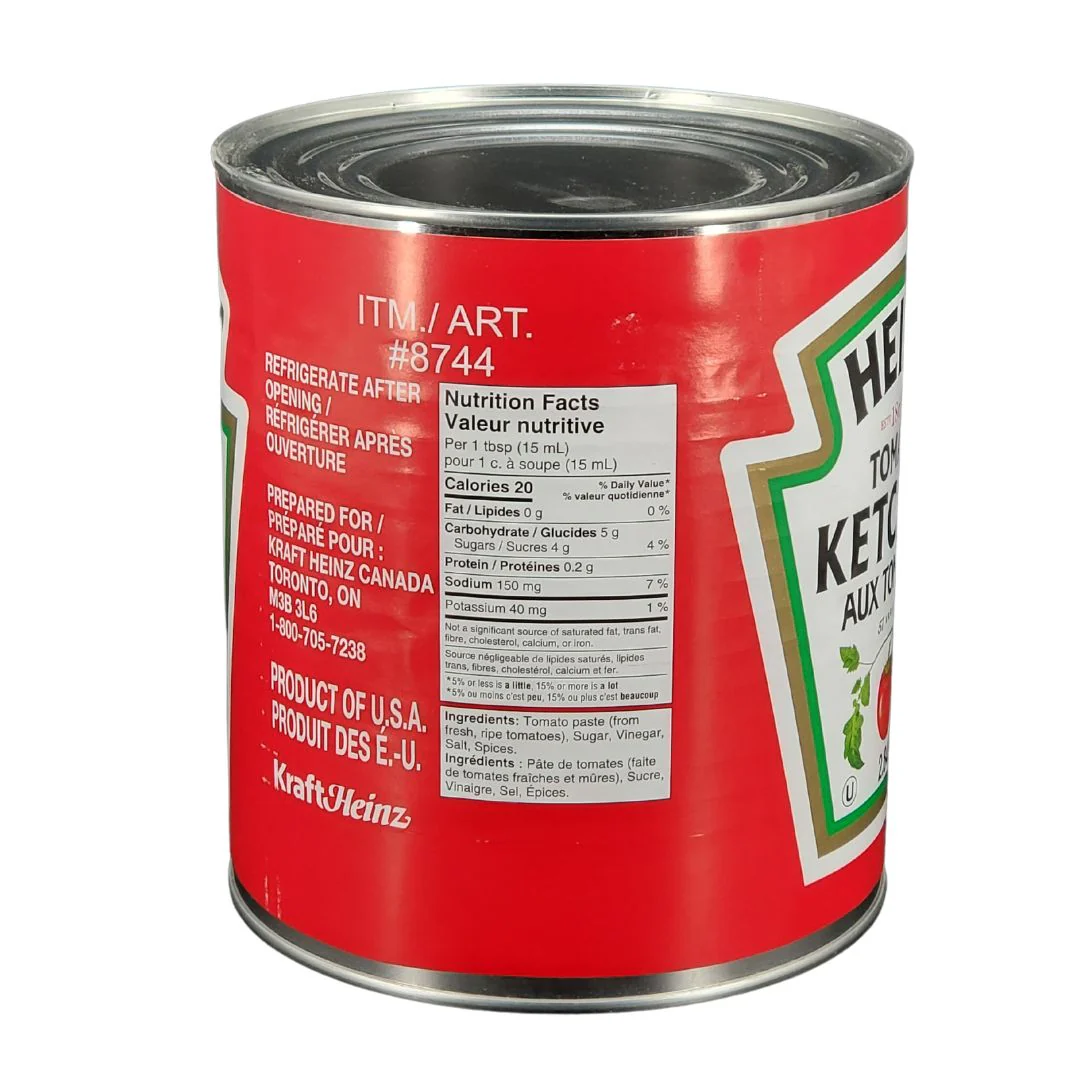 Heinz - Ketchup - Tin - 100oz - Image 2