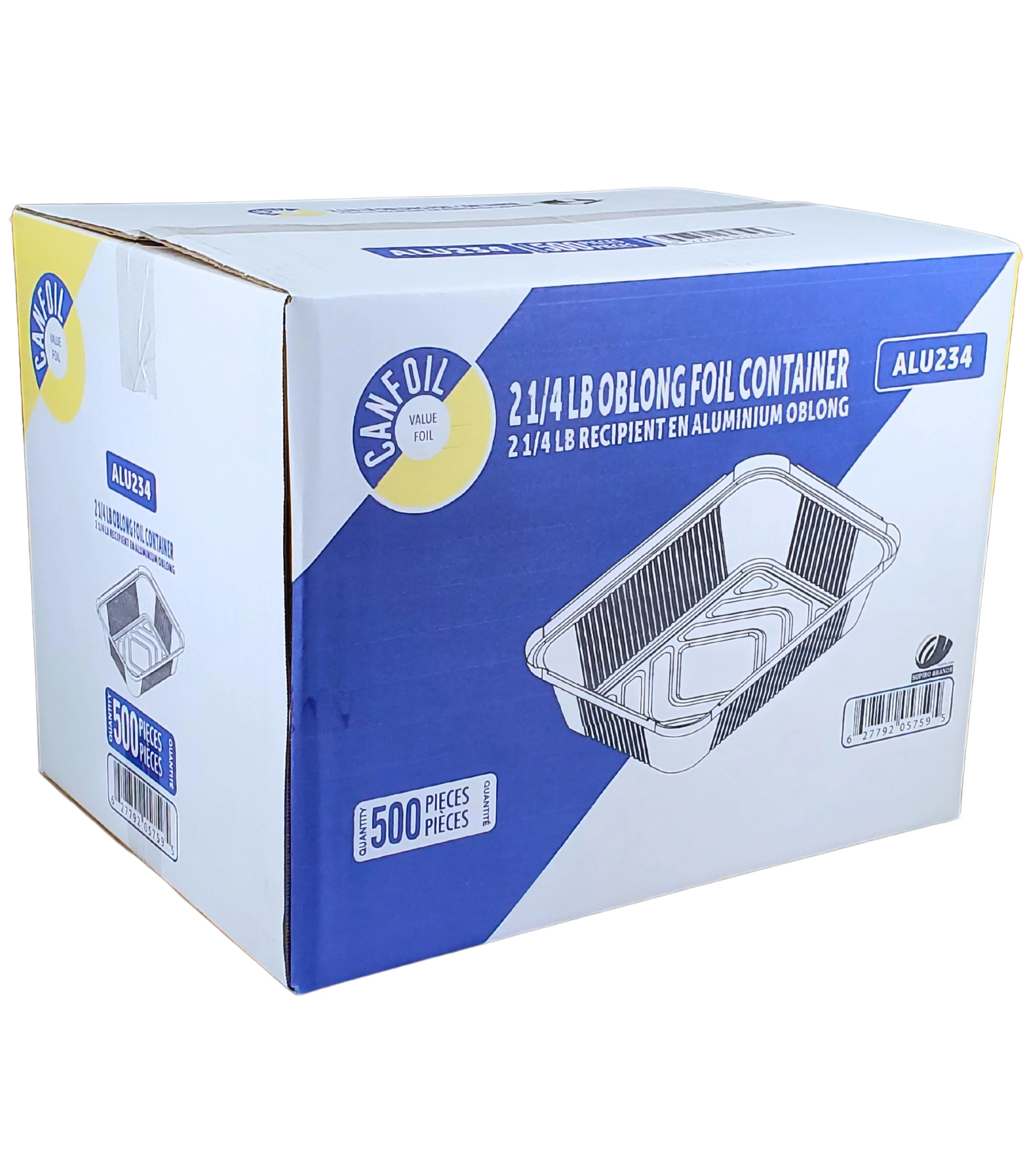 CAN Foil - 2 1/4 lb Oblong - Aluminium Foil Container - Image 7