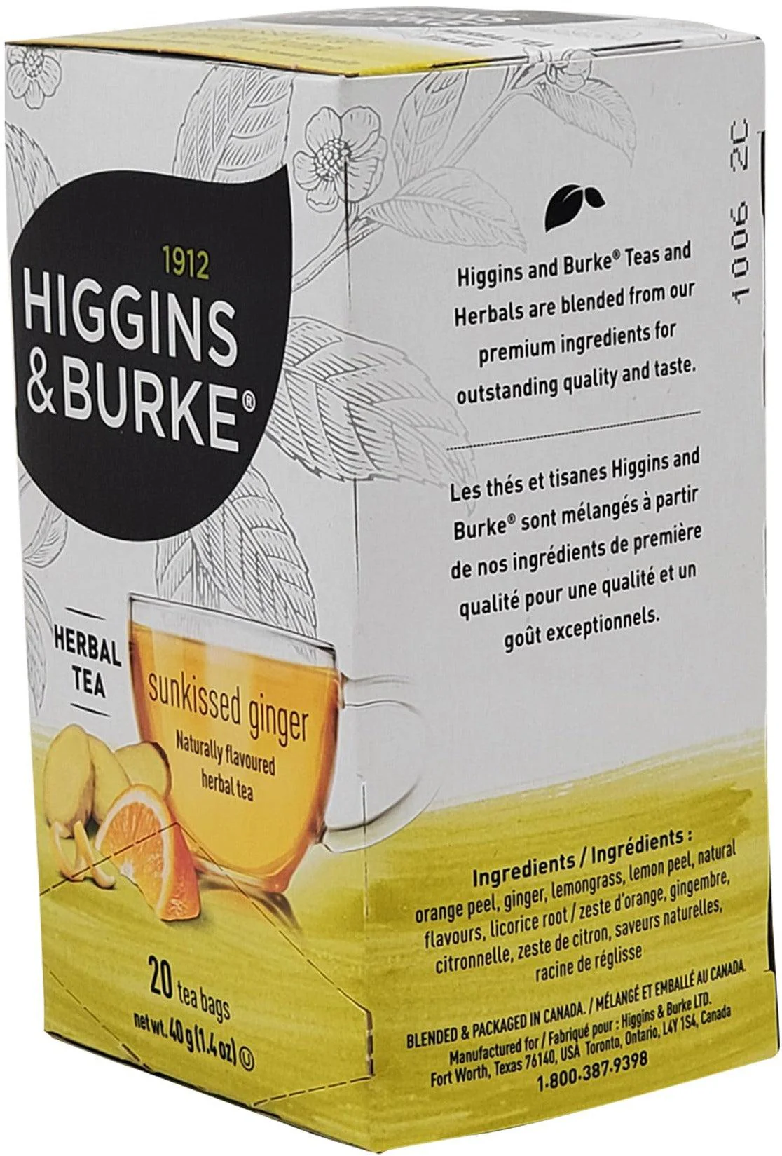Higgins & Burke - Tea Bags - Sunkissed Ginger - Image 2