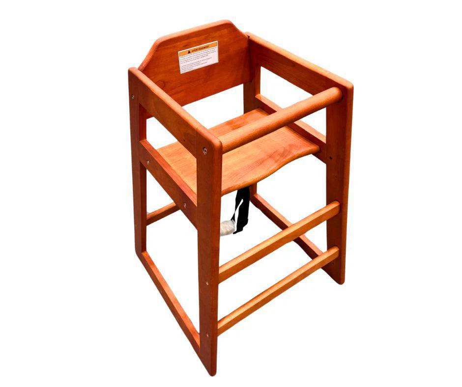 29" High Chair - Wood - Golden Oak - Image 2
