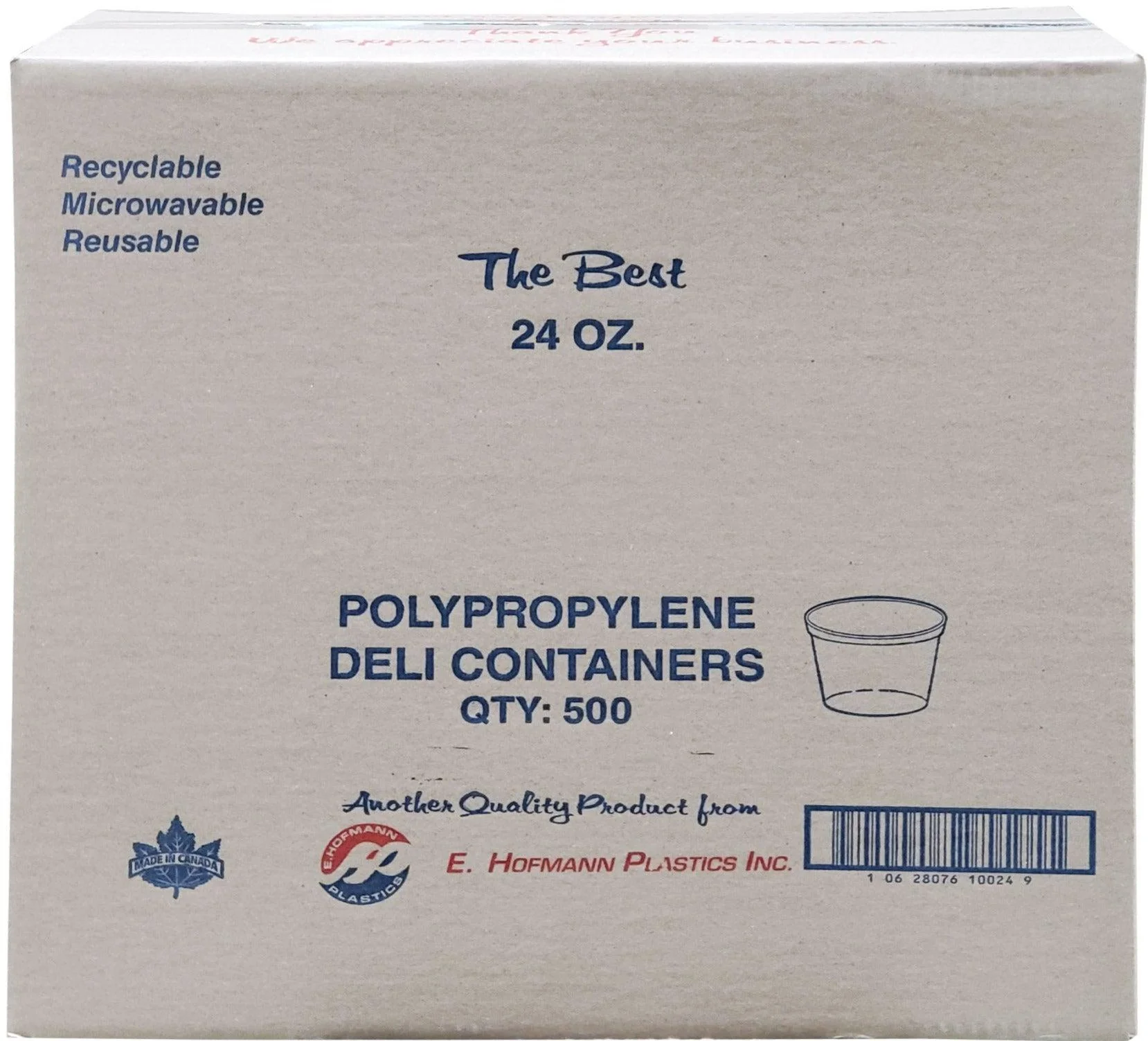 Hoffmann - Deli Container - Clear - 24oz - HT24-99A - Image 3