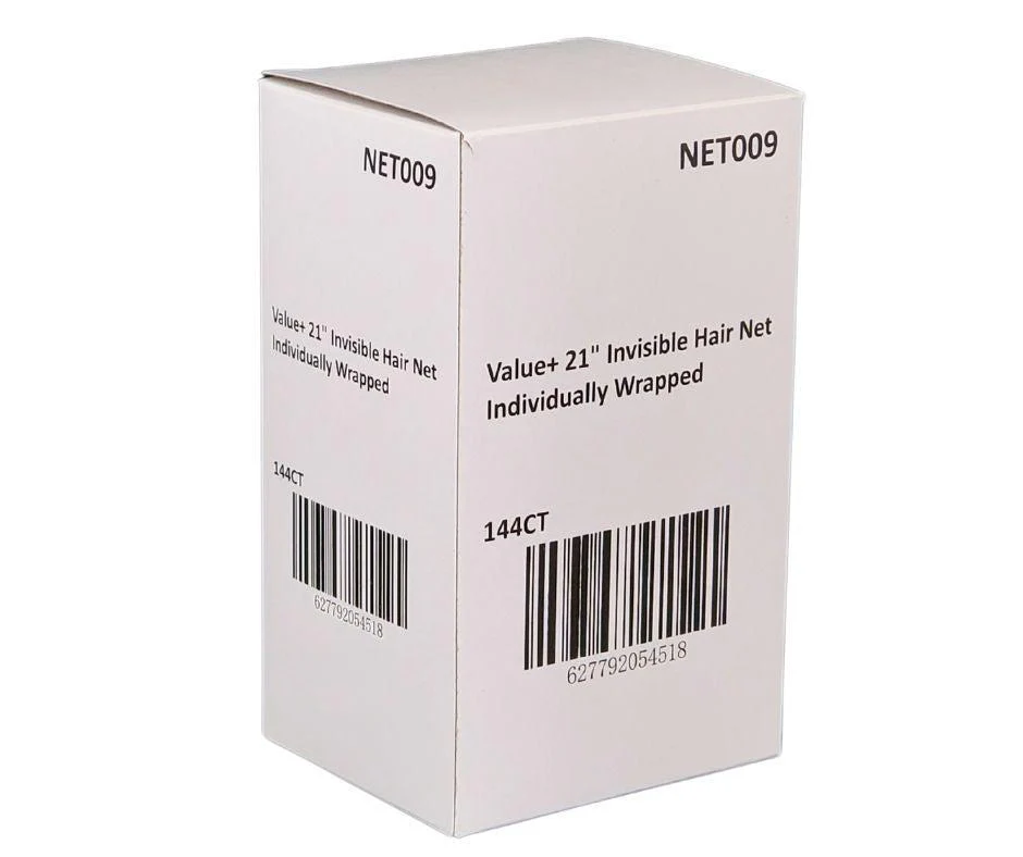 Value+ - 21" Invisible Hair Net - Individually Wrapped - IVHN - Image 2
