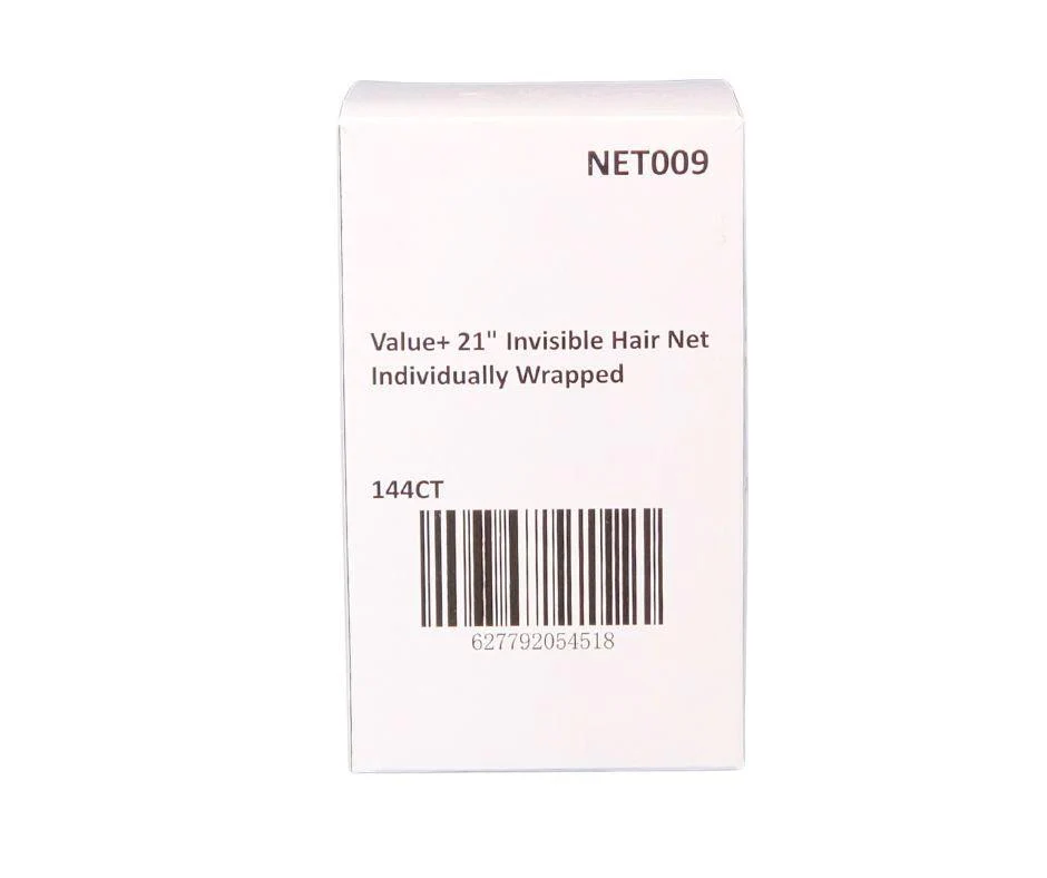 Value+ - 21" Invisible Hair Net - Individually Wrapped - IVHN - Image 4