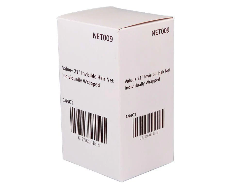 Value+ - 21" Invisible Hair Net - Individually Wrapped - IVHN - Image 5