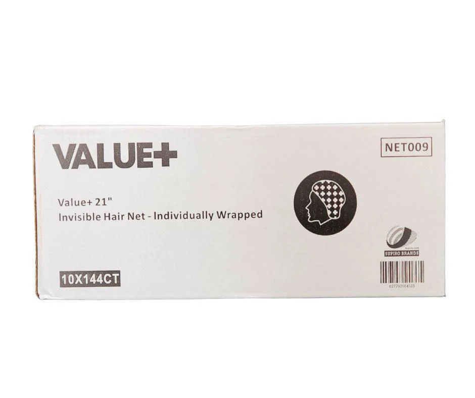 Value+ - 21" Invisible Hair Net - Individually Wrapped - IVHN - Image 7