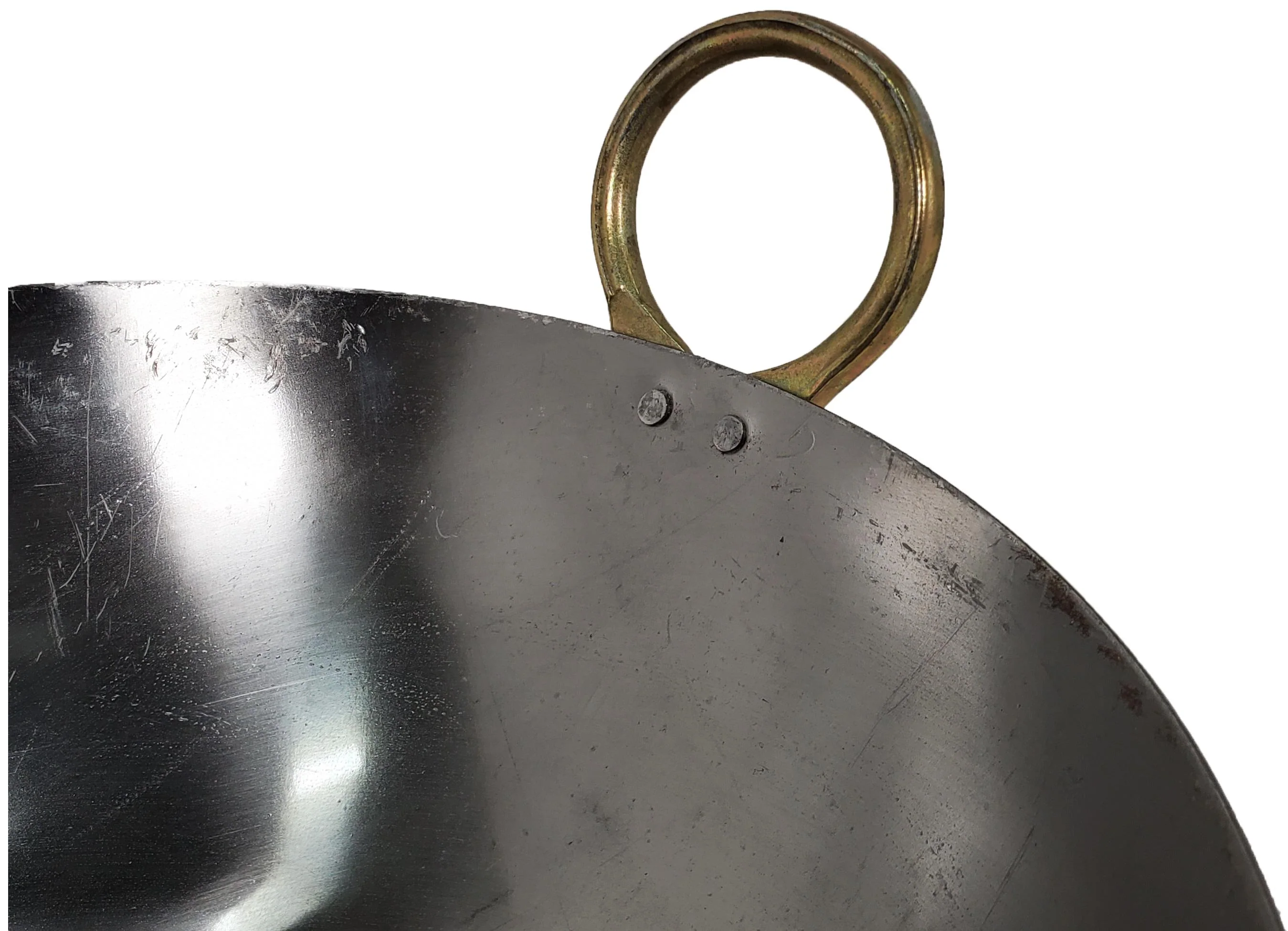 XC - Iron Wok (Kadai) - Flat Bottom #14 (34cm) - Image 2