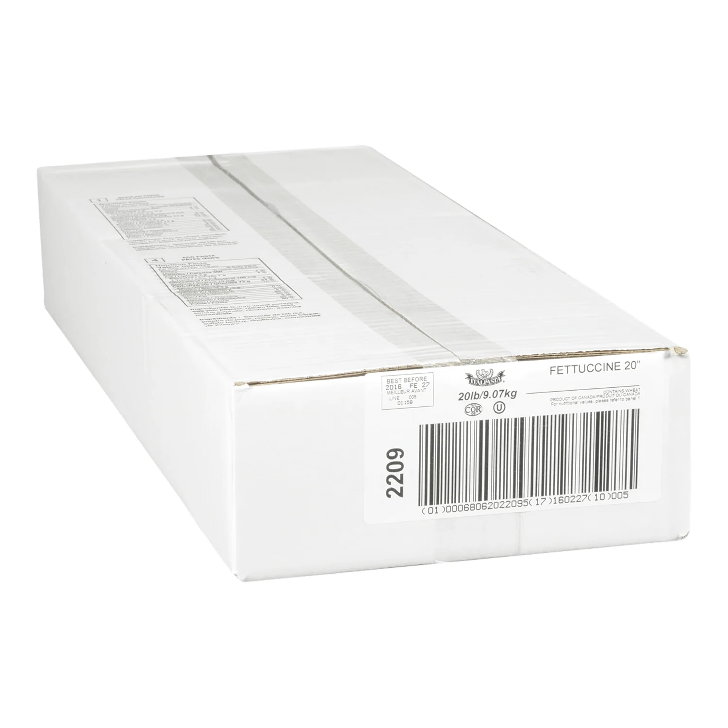 Italpasta - Pasta - Fettuccine 20" - Bulk-2209 - Image 3