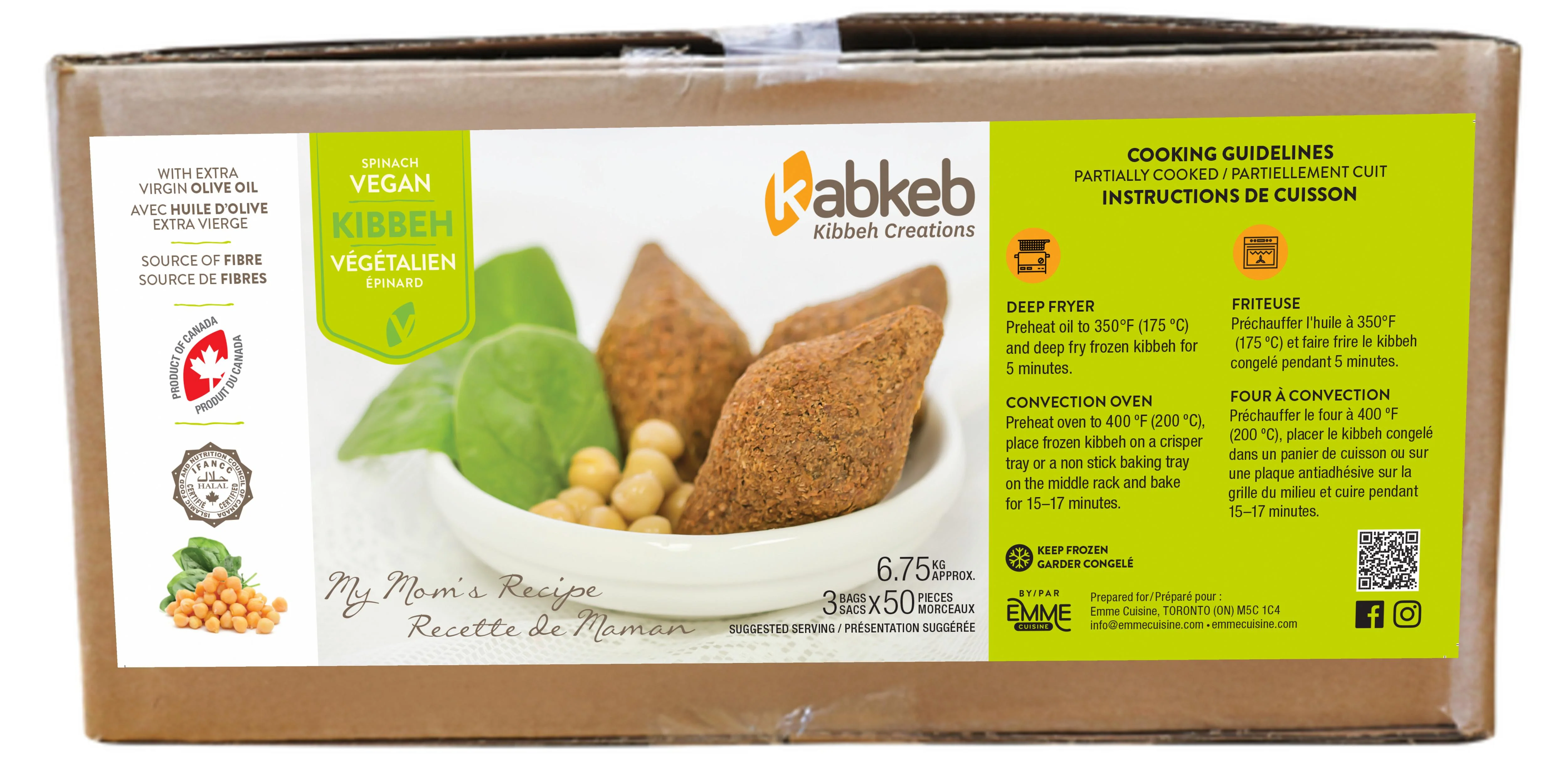 Kabkeb - Kibbeh - Spinach Vegan - Image 2