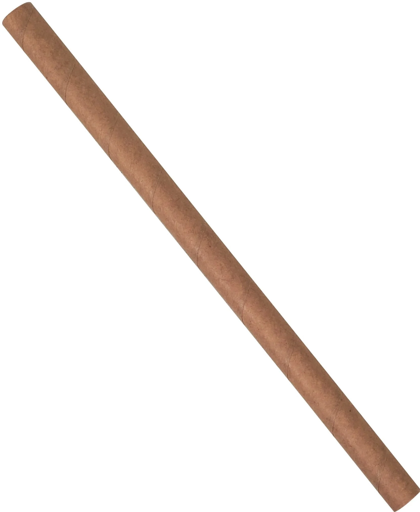 XC - Eco-Craze - 6" Brown Paper Straw - 8mm - Image 2