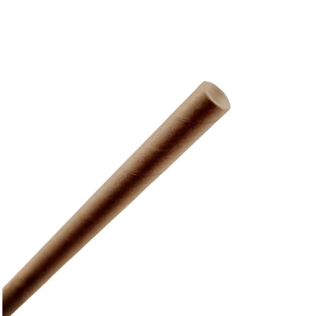 Eco-Craze - 6" Brown Paper Straw - 8 mm - Image 7