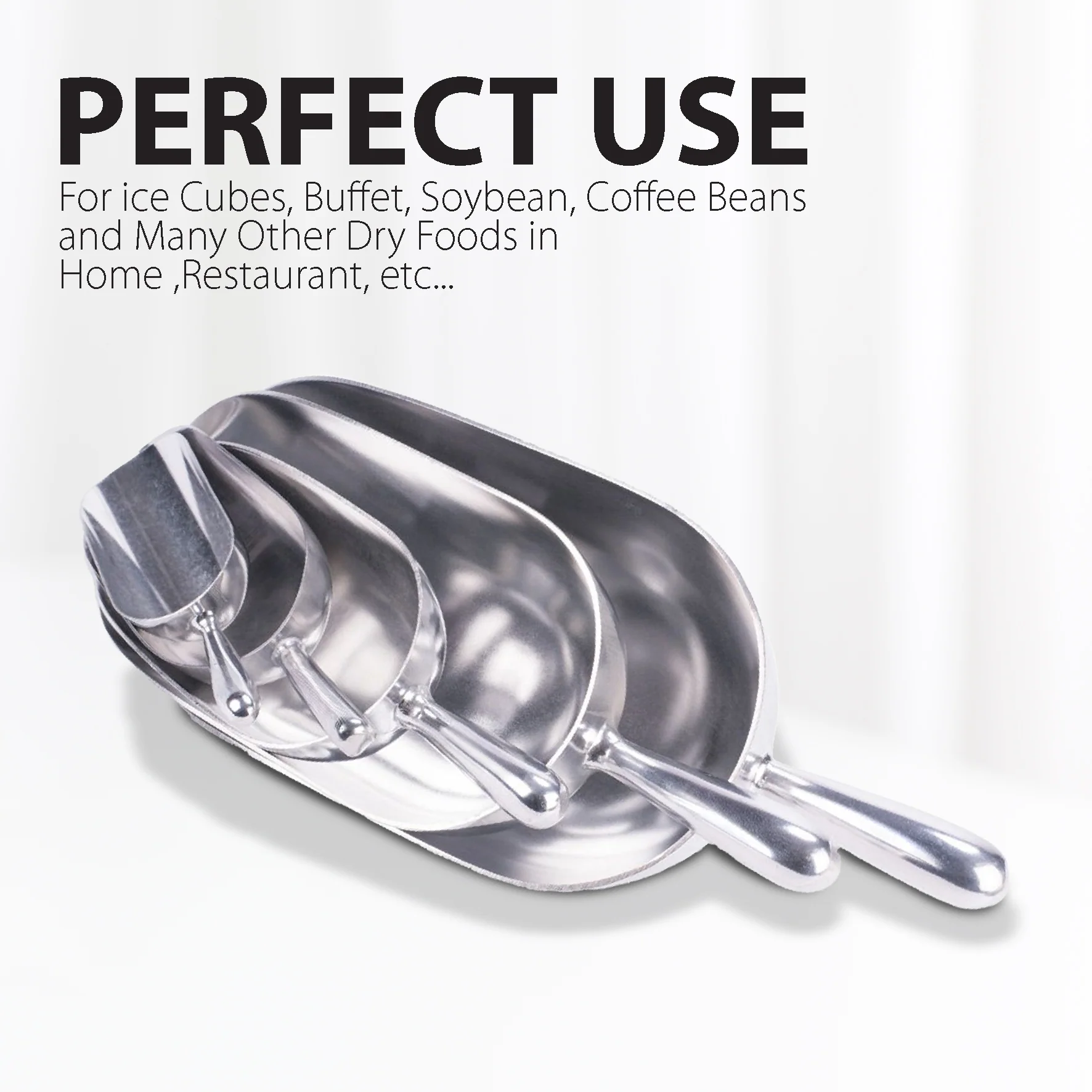 Scoop - Aluminum - 12oz - NSF - Image 3
