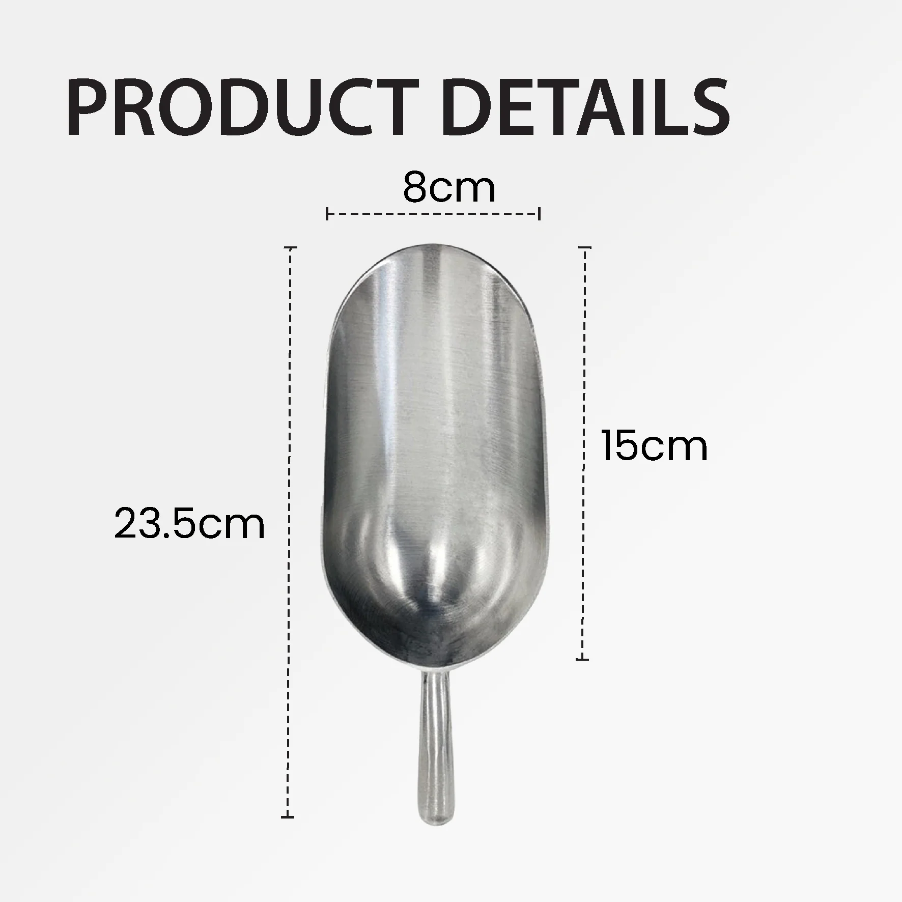 Scoop - Aluminum - 12oz - NSF - Image 4