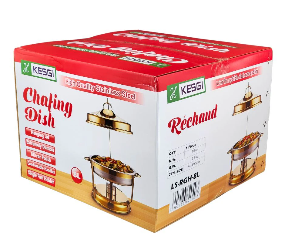 Kesgi - Chafing Dish Round - Hanging Cover - Gold - LS-RGH-8L - Image 4